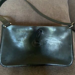 Black Longchamps leather bag